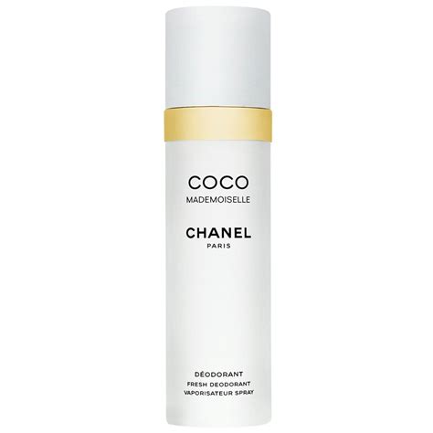 coco mademoiselle fresh deodorant spray.